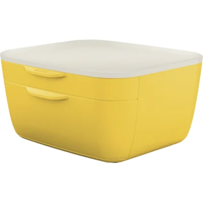 Leitz Schubladenbox Cosy 53570019 A4 PS 2Schübe gelb