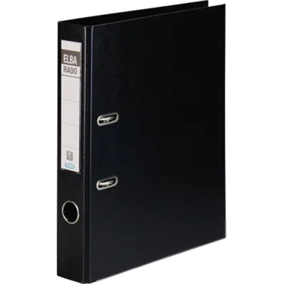 ELBA Rado, A4, Aluminium, Karton, Kunststoff, Schwarz, Weiß, 280 Blätter, 5 cm 100022624