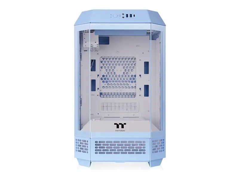 Thermaltake The Tower 250 hellblau Tempered Glass