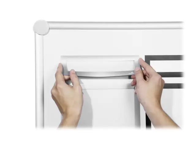 Durable DURAFRAME MAGNETIC TOP for A4 - Dokumentenhalterung - Oberflächenmontage - für 210 x 40 mm - magnetisch - Silber (Packung mit 5) 4986-23