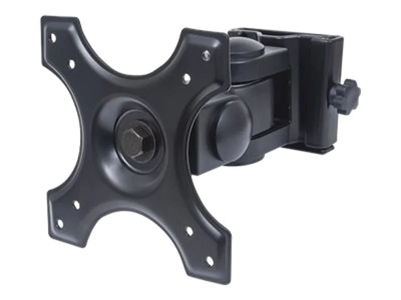 Manhattan TV & Monitor Mount, Wall, Tilt and Swivel, 1 screen, Screen Sizes: 13-27", Black, VESA 75x75 to 100x100mm, 12kg, Swivel with 2 pivots, Lifetime Warranty - Klammer - für Monitor - stabiler Stahl - Bildschirmgröße: bis zu 55,9 cm (bis zu 22