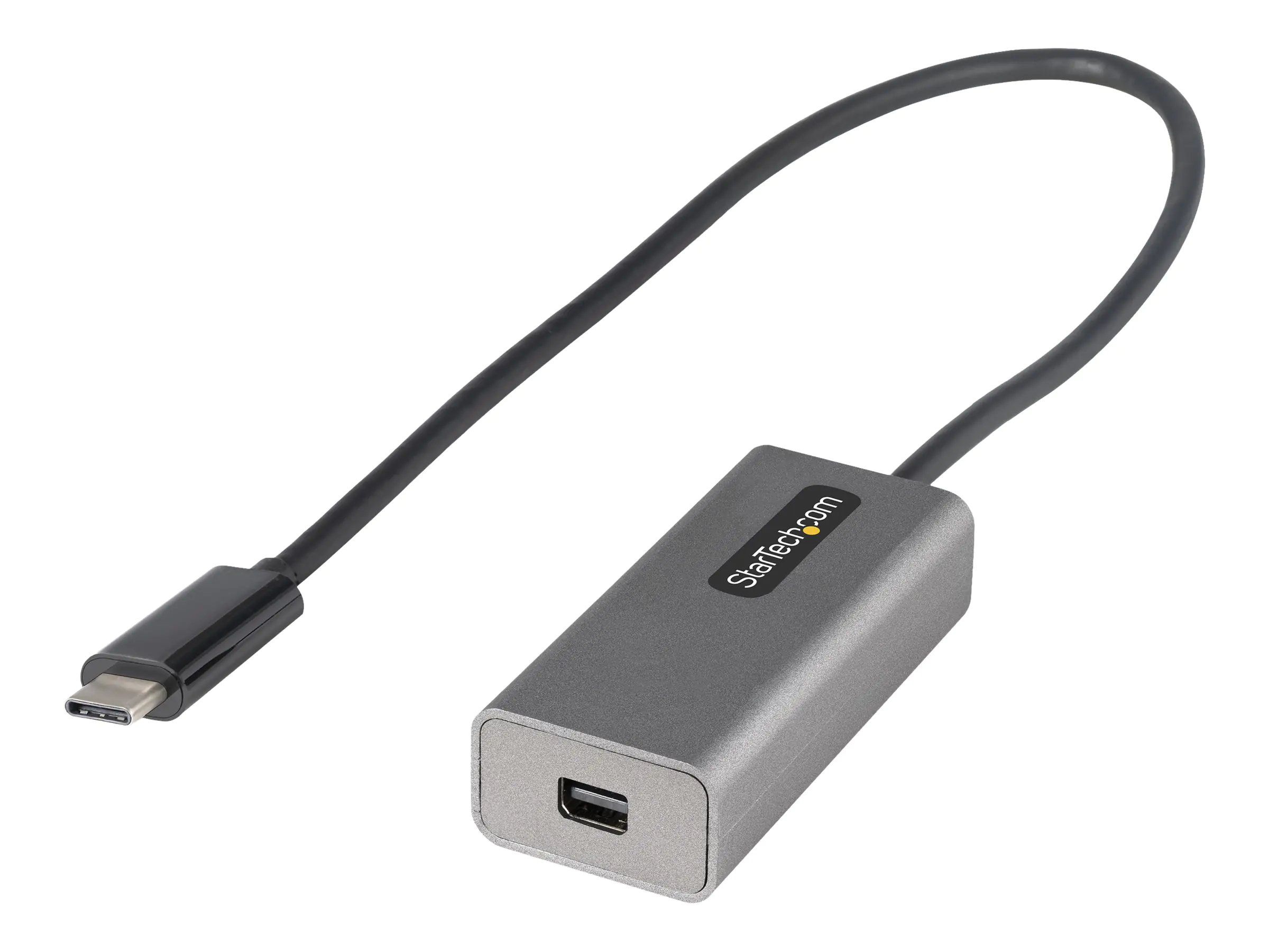 StarTech USB-C auf Mini DisplayPort Adapter - 4K 60Hz USB-C auf mDP Adapter Dongle - USB-Type-C zu Mini-DP-Monitor - Videokonverter - Kompatibel mit Thunderbolt 3 - 30cm Kabel (CDP2MDPEC) - DisplayPort-Adapter - 24 pin USB-C (M) zu Mini DisplayPort (W) -