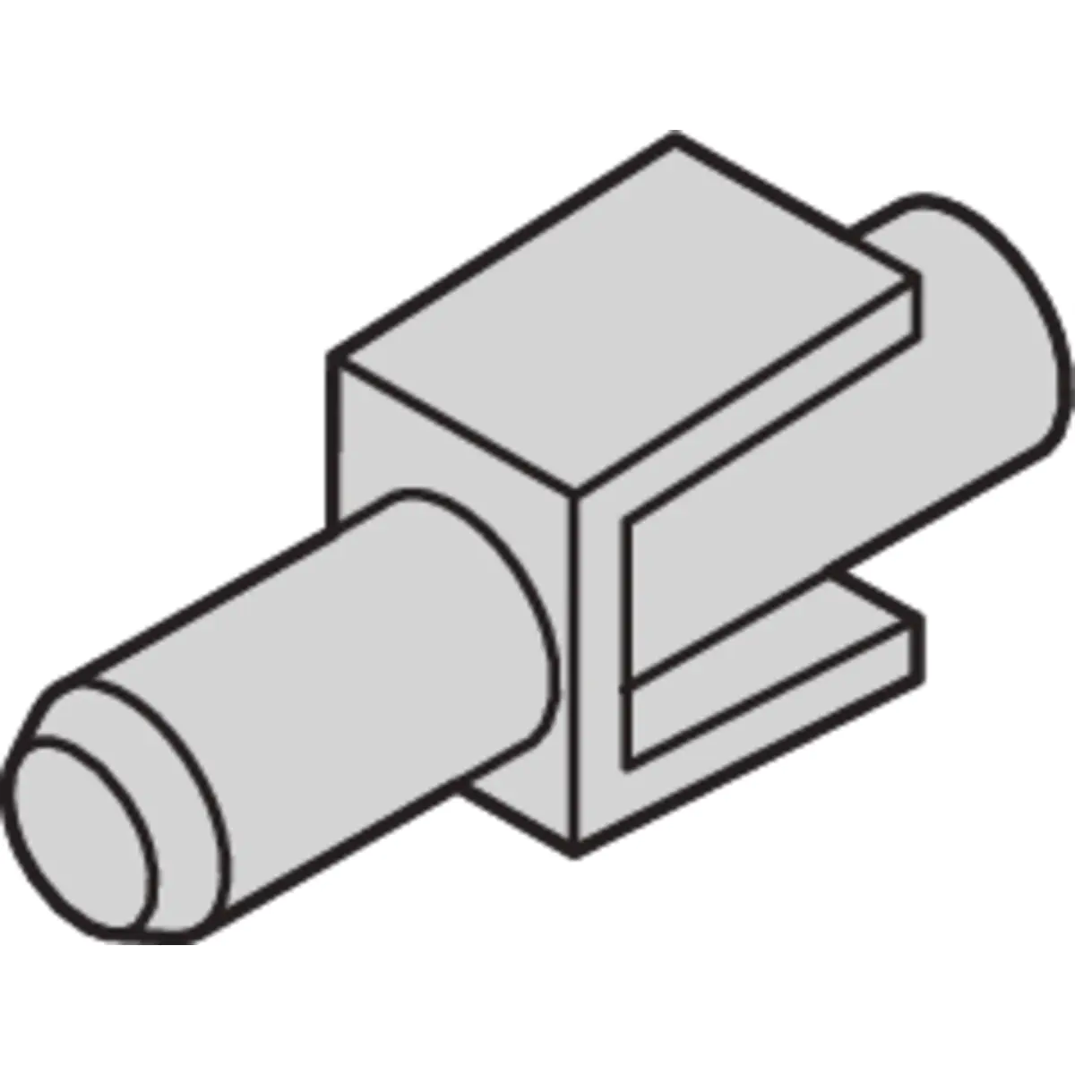 SCHROFF LOCATION CLIP PLASTIC (100PCS/KIT)