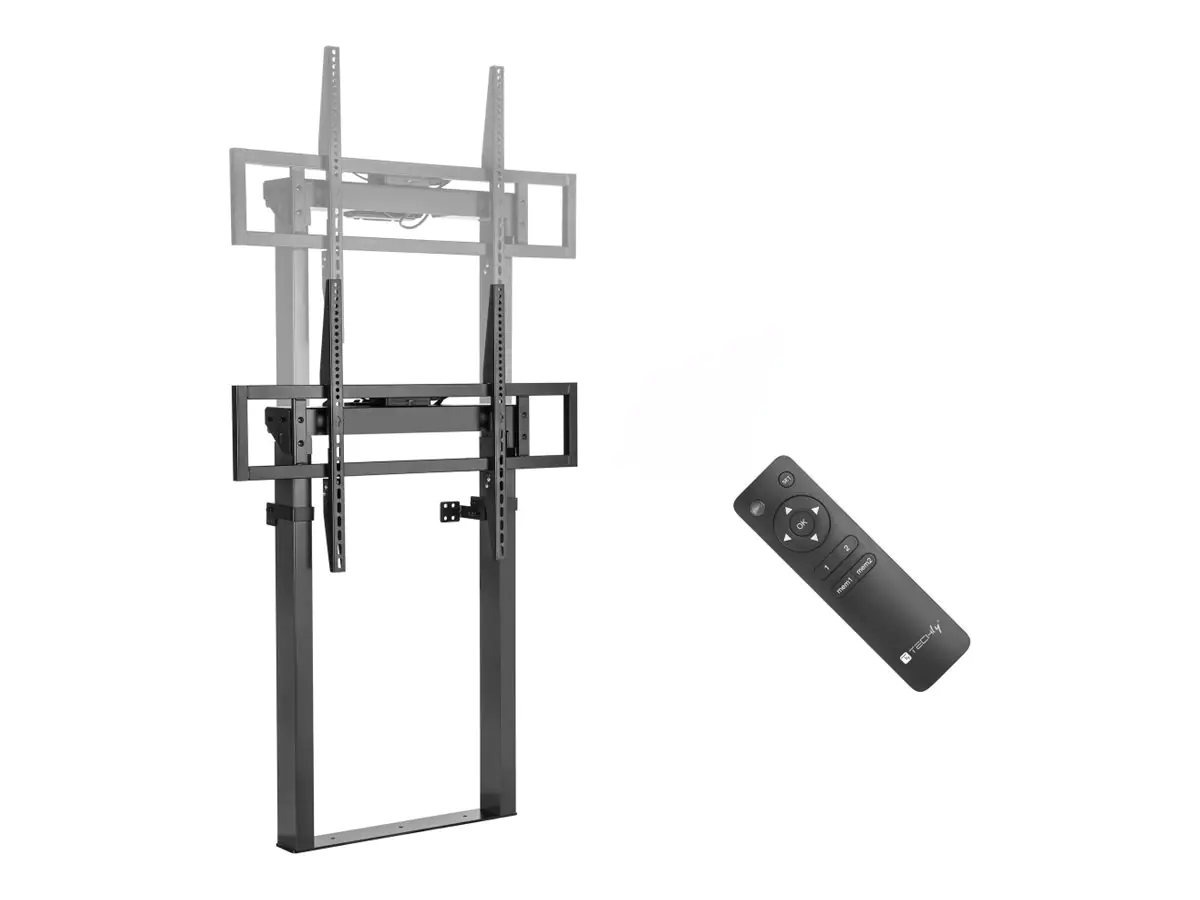 Techly Befestigungskit (Wandmontage) - motorisiert - für LCD TV - mit verstellbarer Höhe