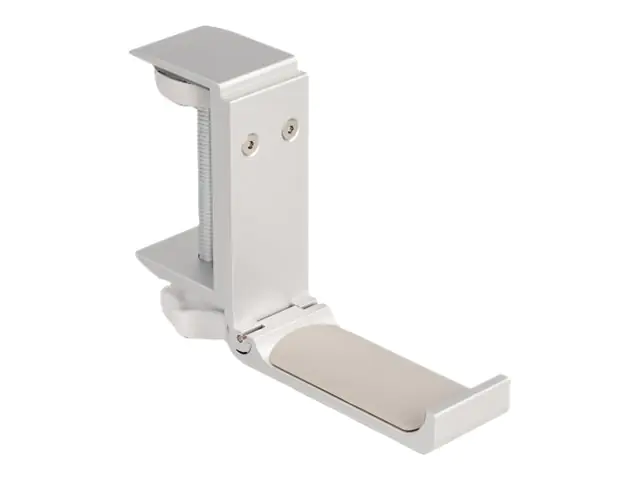 Delock Halter für Kopfhörer - verstellbar, für Tischmontage, Aluminium