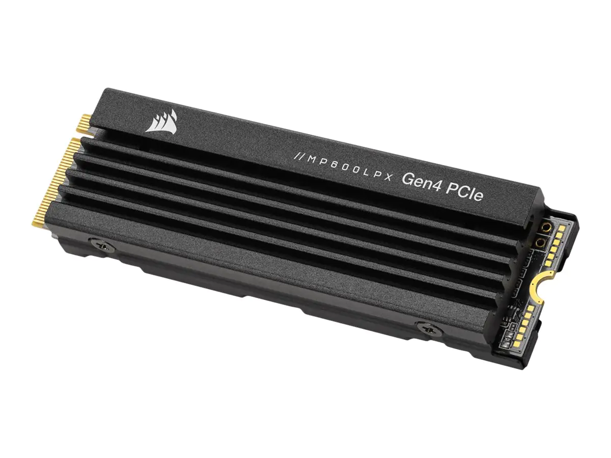 CORSAIR MP600 PRO LPX - SSD - 1 TB - intern - M.2 2280 - PCIe 4.0 x4 (NVMe) - 256-Bit-AES - integrierter Kühlkörper - für Sony PlayStation 5
