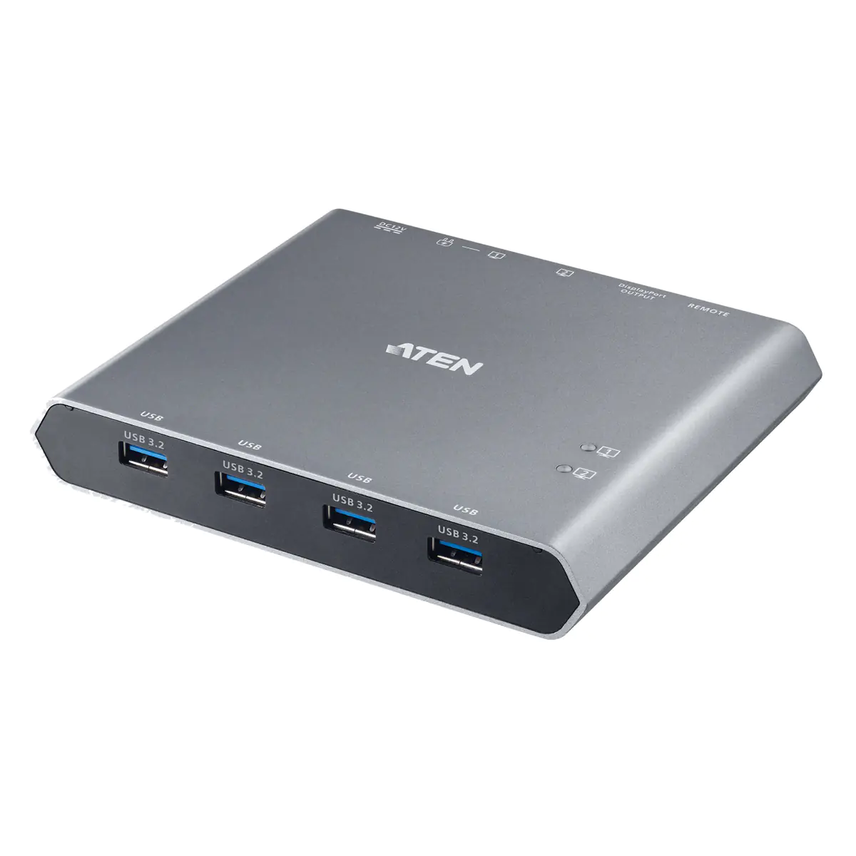 ATEN US3311 - KVM-/Audio-/USB-Switch - 4 x USB 3.2 Gen 1 - 2 lokale Benutzer - Desktop