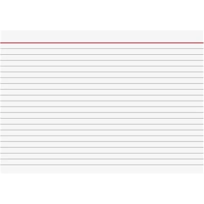 BRUNNEN Karteikarte 102250100 DIN A5 liniert ws 100 St./Pack.