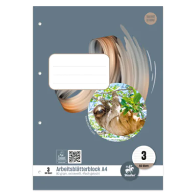 Format-X® Arbeitsblock Style DIN A4 liniert 80g/m² 50 Bl.