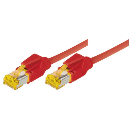 Tecline Patch-Kabel RJ-45 (M) RJ-45 (M) 72210R SFTP-Kabel CAT 6a 10 m Rot