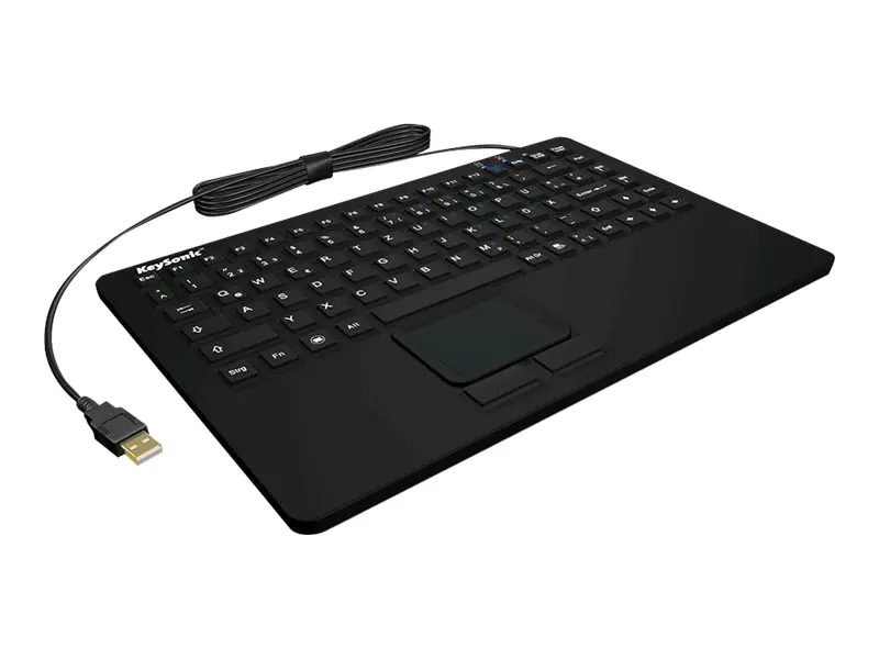 KeySonic KSK-5230IN - Tastatur - mit Touchpad