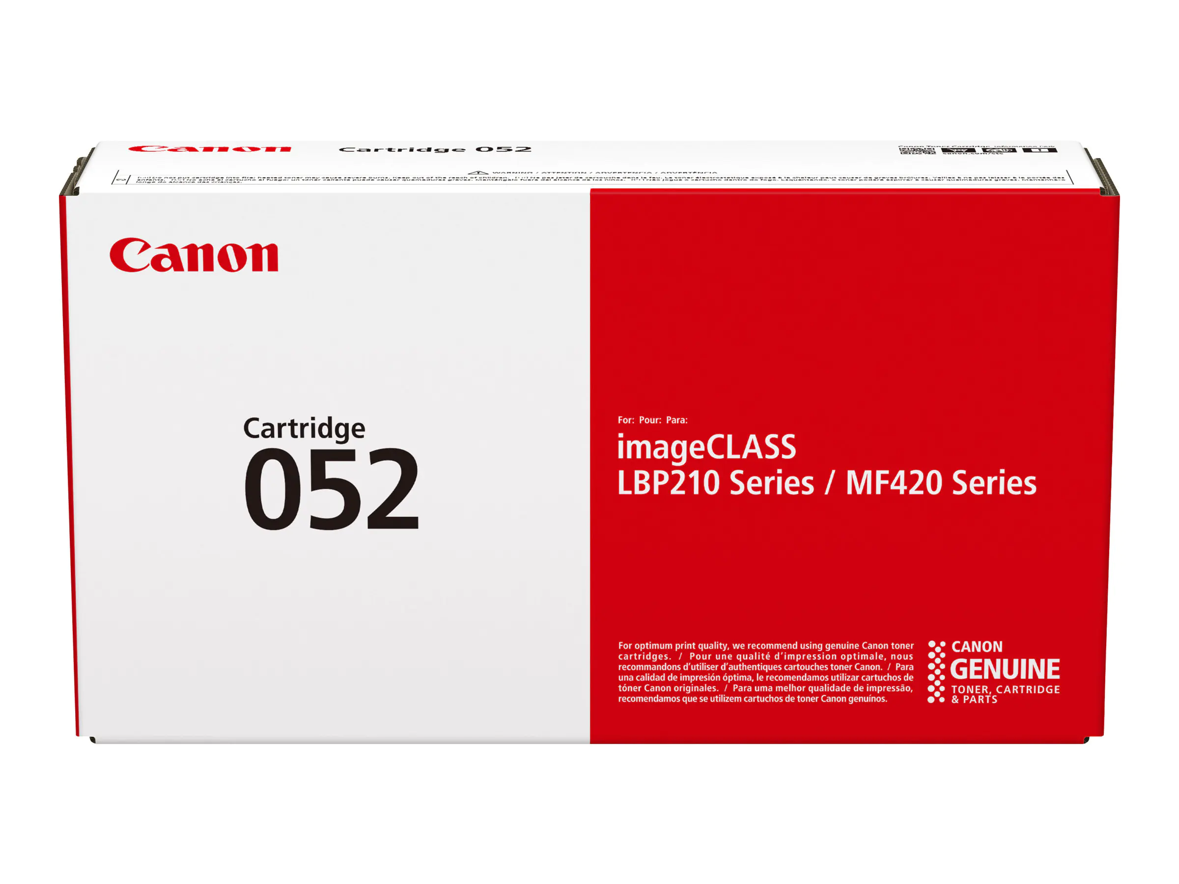 Canon 052 - Schwarz - Original - Tonerpatrone - für imageCLASS LBP212, LBP215, MF429; i-SENSYS LBP212, LBP214, LBP215, MF421, MF426, MF429
