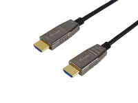 equip - Ultra High Speed - HDMI-Kabel mit Ethernet - HDMI männlich zu HDMI männlich - 50 m - Schwarz - Active Optical Cable (AOC), Support von 8K 60 Hz