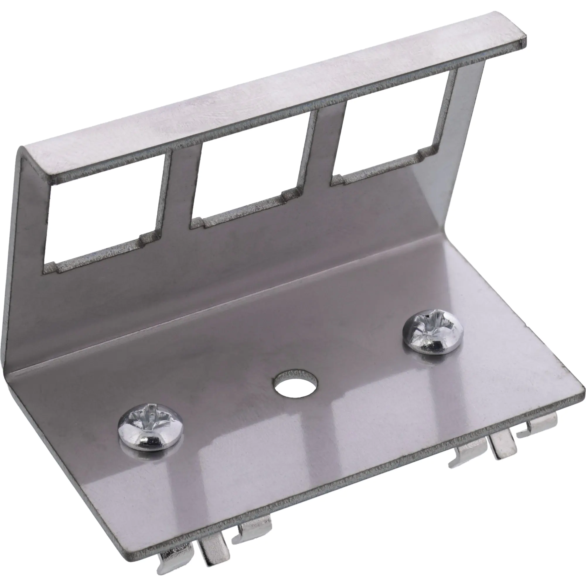 InLine Keystone SNAP-In Metall-Modulhalter - 3-fach für Hutschiene
