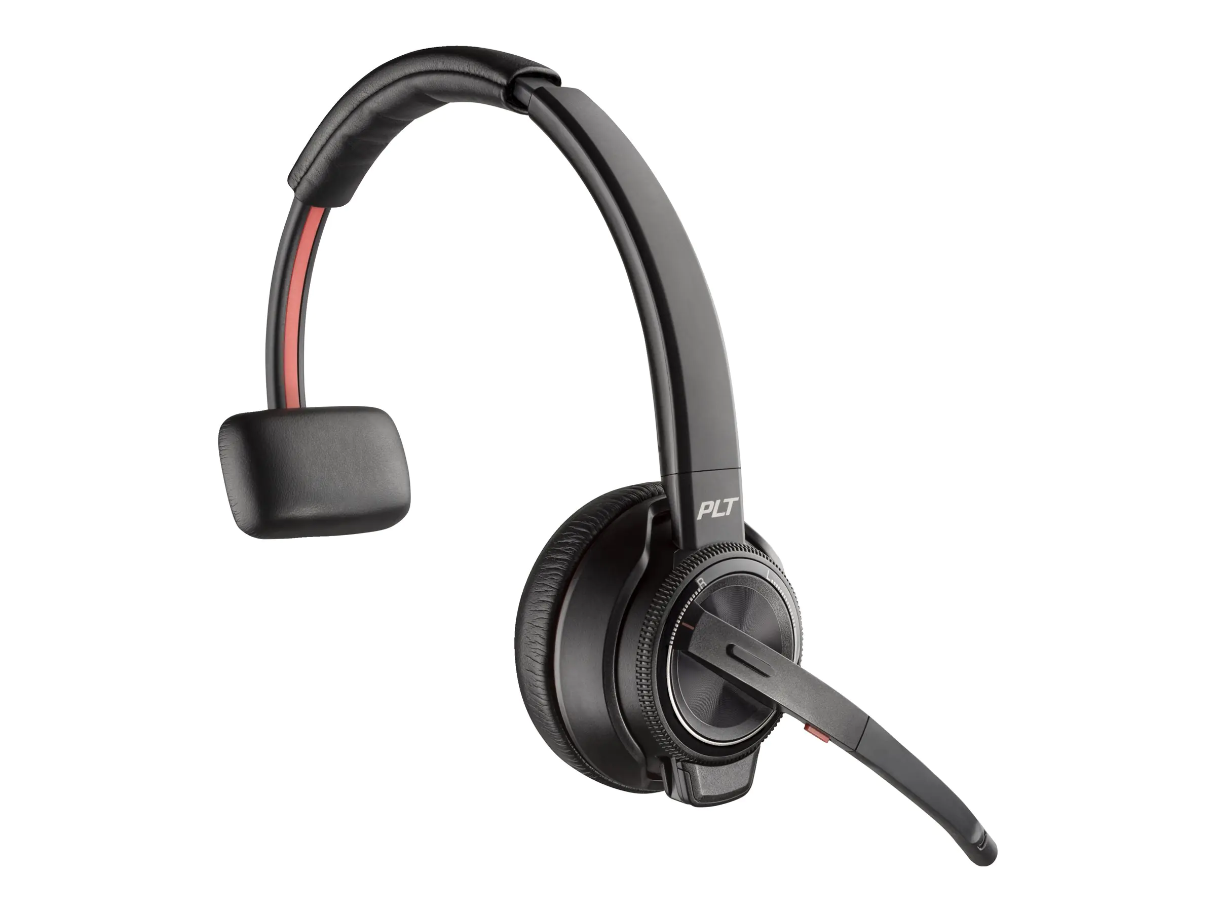 Poly Savi 8210-M - Savi 8200 series - Headset - On-Ear - DECT / Bluetooth - kabellos - Schwarz - Zoom Certified, Zertifiziert für Microsoft Teams