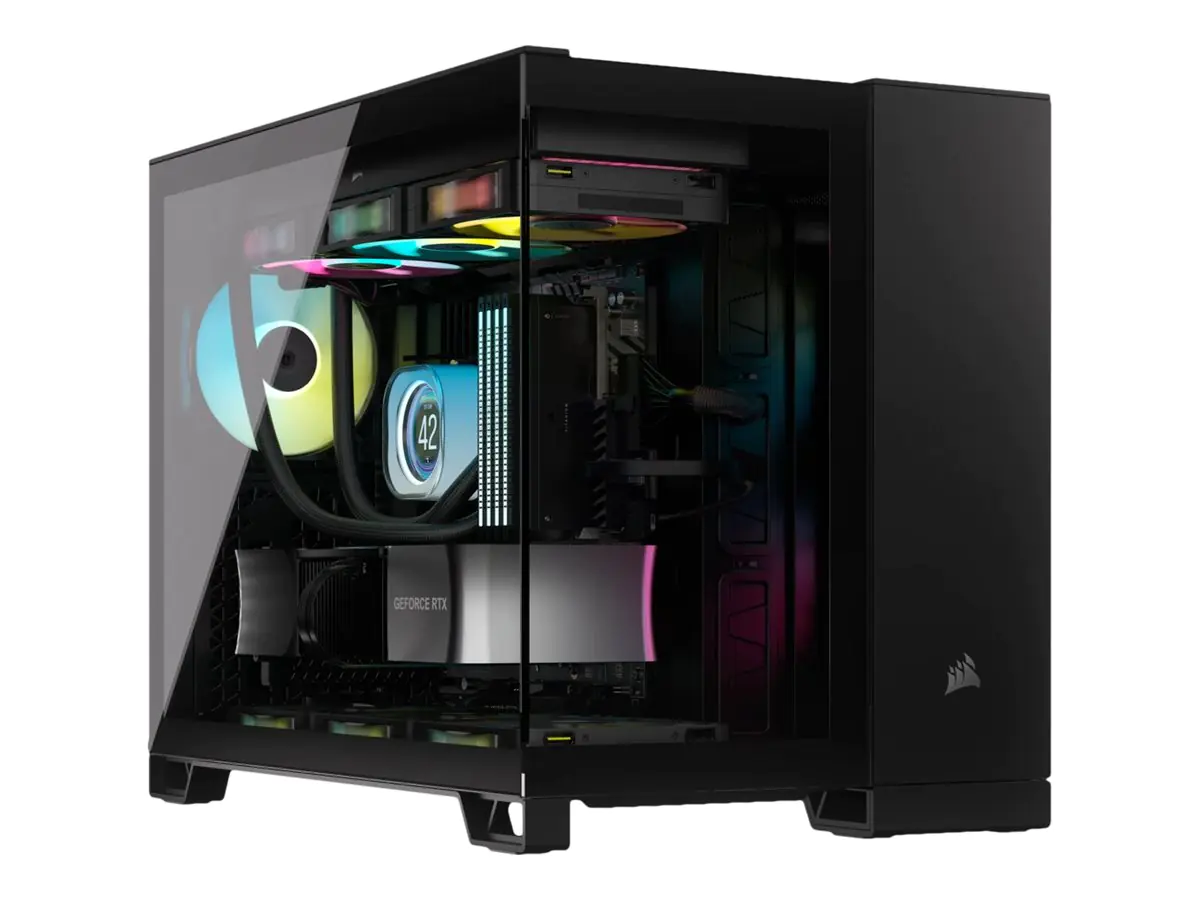 Corsair 2500X - Mid tower - micro ATX - Seitenteil mit Fenster (gehärtetes Glas) CC-9011265-WW