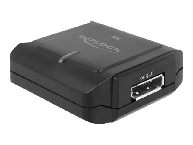 Delock DisplayPort 1.4 Repeater 8K 30 Hz - Repeater - DisplayPort - 20-poliger DisplayPort / 20-poliger DisplayPort - bis zu 10 m