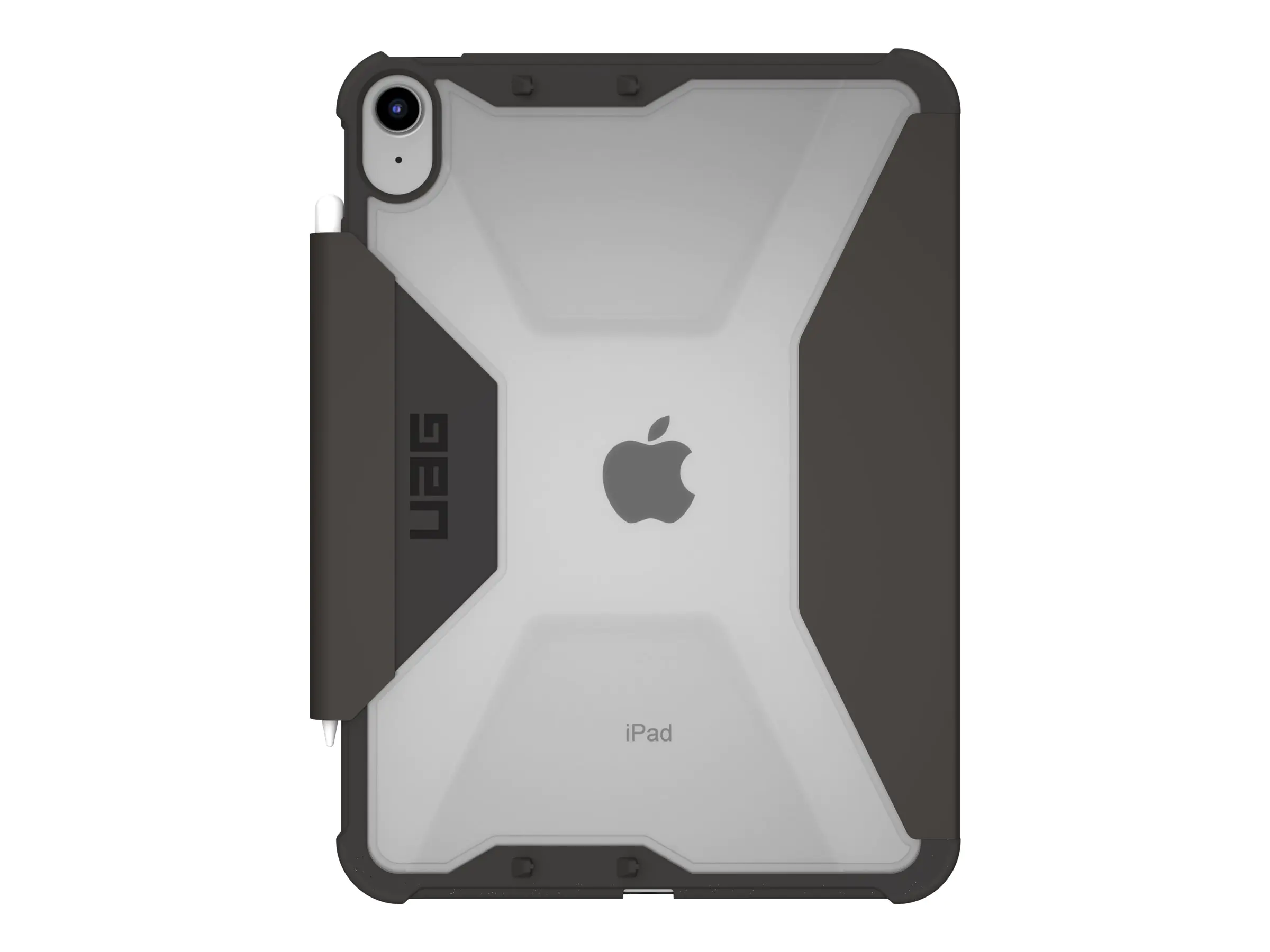 Urban Armor Gear UAG Rugged Case for iPad 10.9 (10th Gen, 2022) - Plyo Black/Ice - Flip-Hülle für Tablet - medizinische Qualität - Eis schwarz - für Apple 10.9-inch iPad (10. Generation) 123392114043