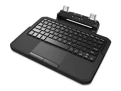 Zebra - Tastatur - mit Touchpad, integrierter Griff - hinterleuchtet - Dock - QWERTZ - Deutsch - Tastenschalter: Scissor-Switch