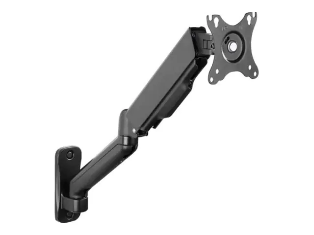 Equip Befestigungskit (Montagearm) - für LCD-Display - Kunststoff, stainless steel, Aluminium - Schwarz - Bildschirmgröße: 43.2-81.3 cm (17"-32") 650137