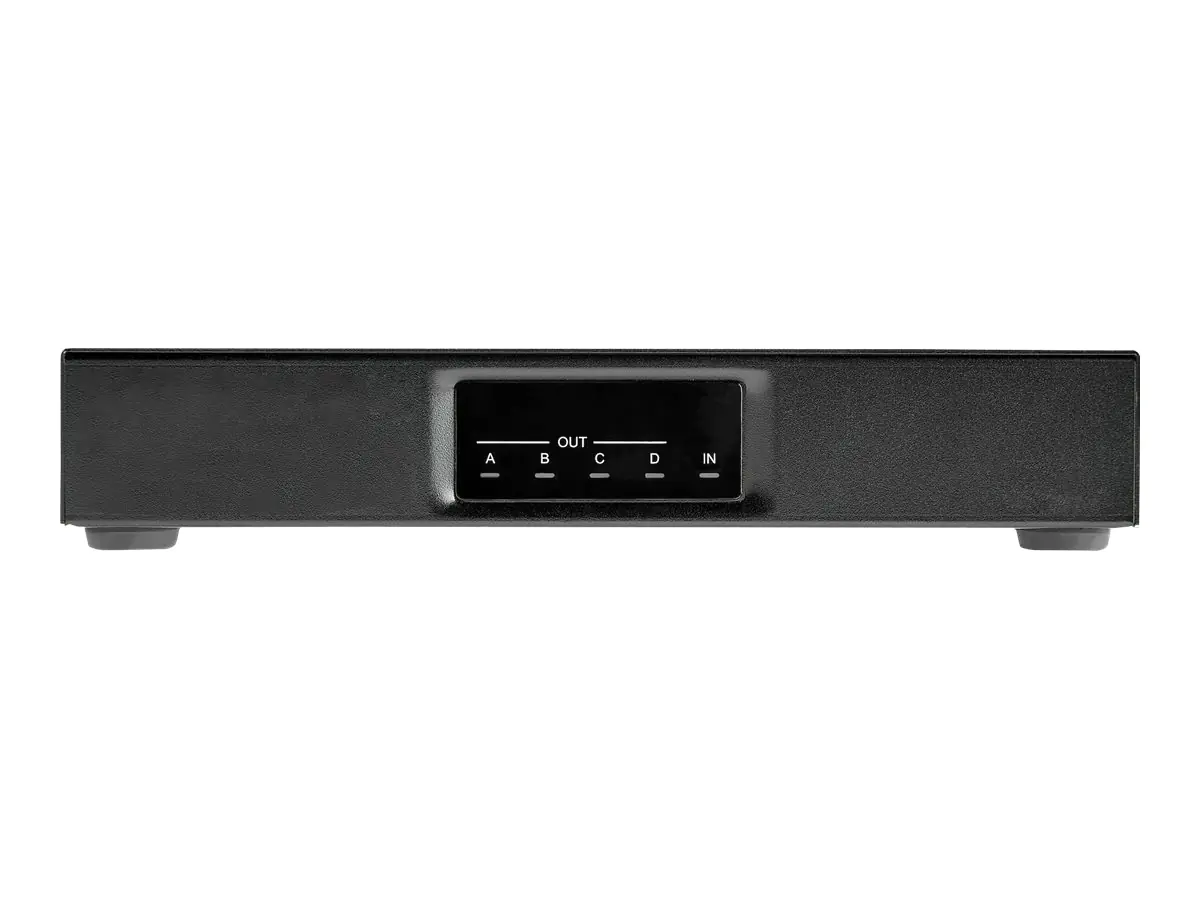 StarTech Videowand Controller (2x2, 4K 60Hz, HDMI 2.0, EDID, 1 In 4 Out Video Wall Verteiler, RS-232 Steuerung) - Video-/Audio-Splitter - 4 x HDMI - Desktop