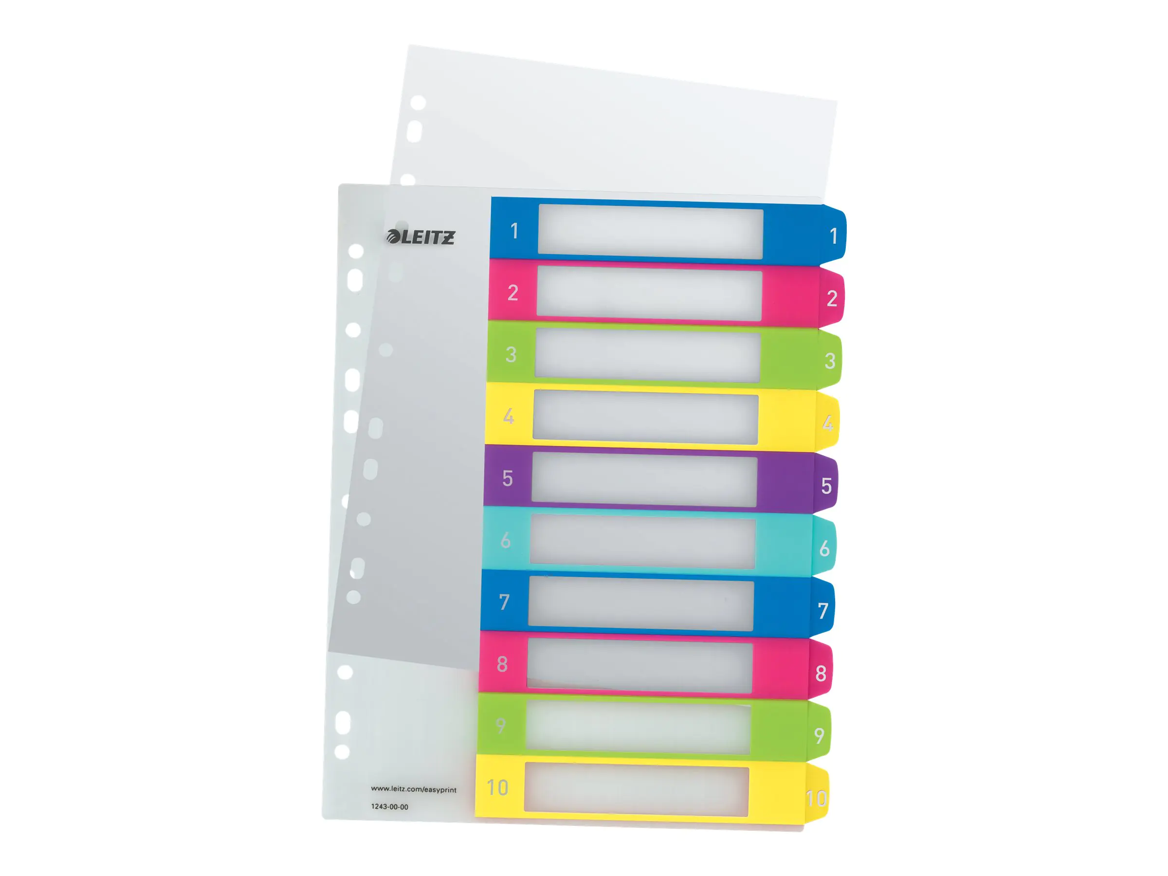 Esselte Leitz WOW - Trennelement - vorgedruckt: 1-10 12430000