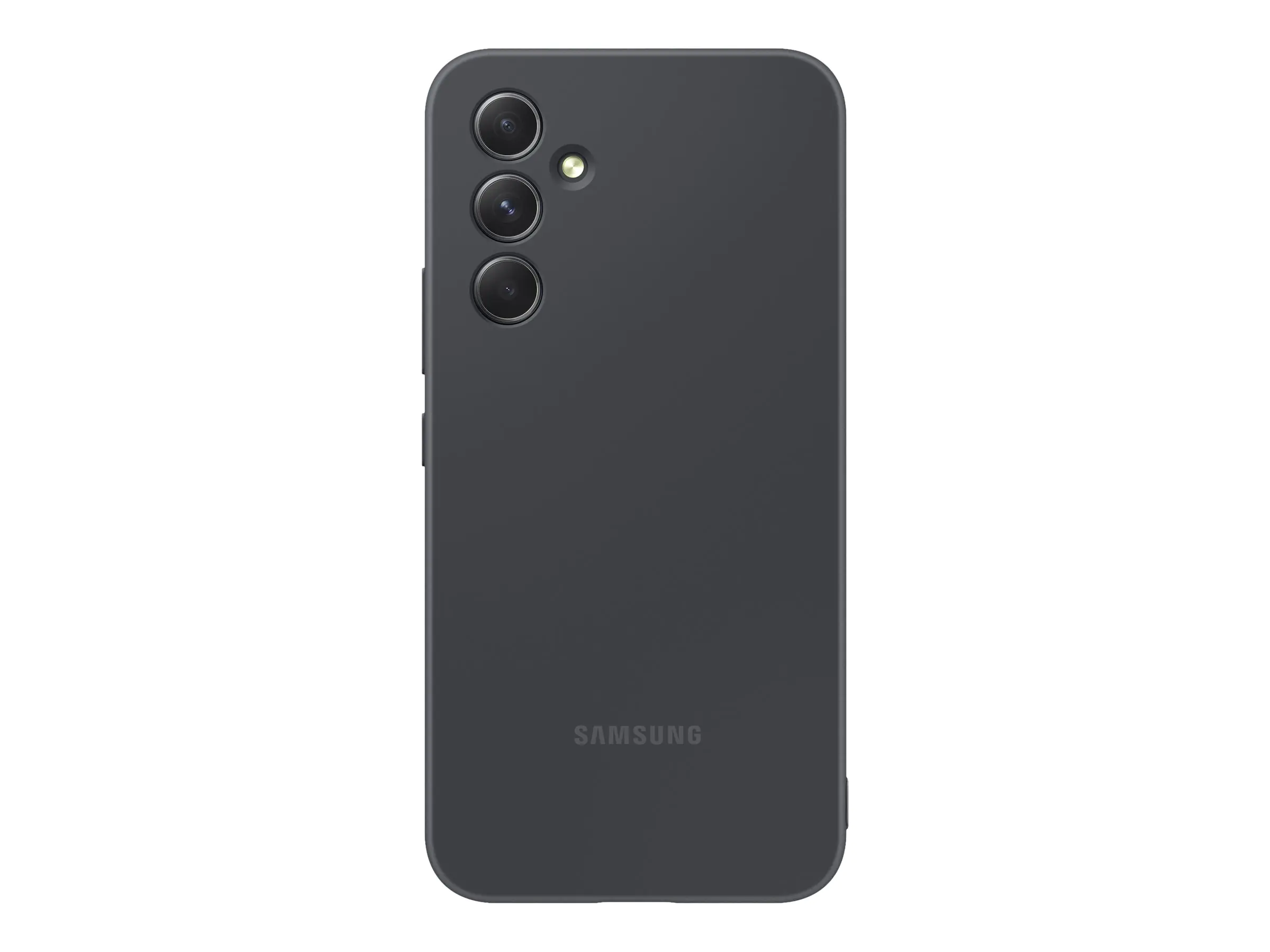 Samsung EP-PA546 - Hintere Abdeckung für Mobiltelefon - Silikon - Schwarz - für Galaxy A54