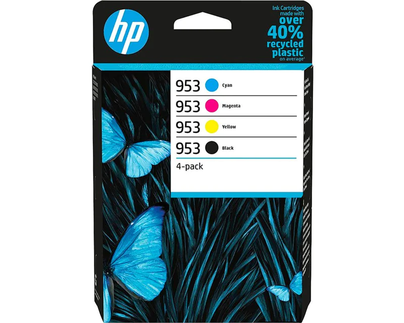 HP 953 - 4er-Pack - Schwarz, Gelb, Cyan, Magenta - original - Tintenpatrone - für Officejet Pro 7740, 7740 Wide Format, 8210, 8216, 8218, 8710, 8715, 8720, 8725, 8730, 8740
