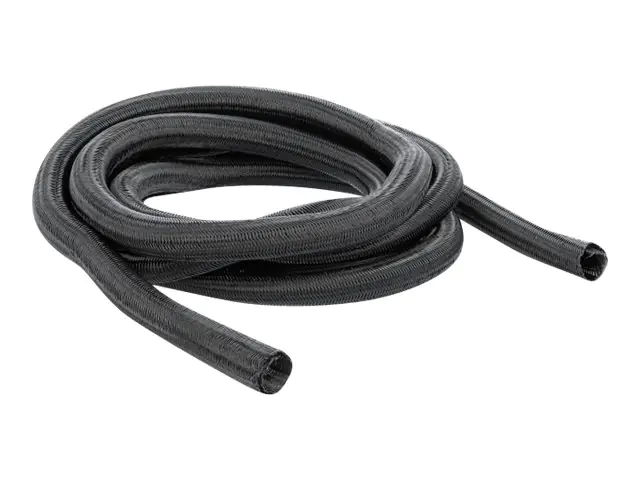 Delock Braided Sleeving self-closing - Geflechtschlauch - 5 m - Schwarz
