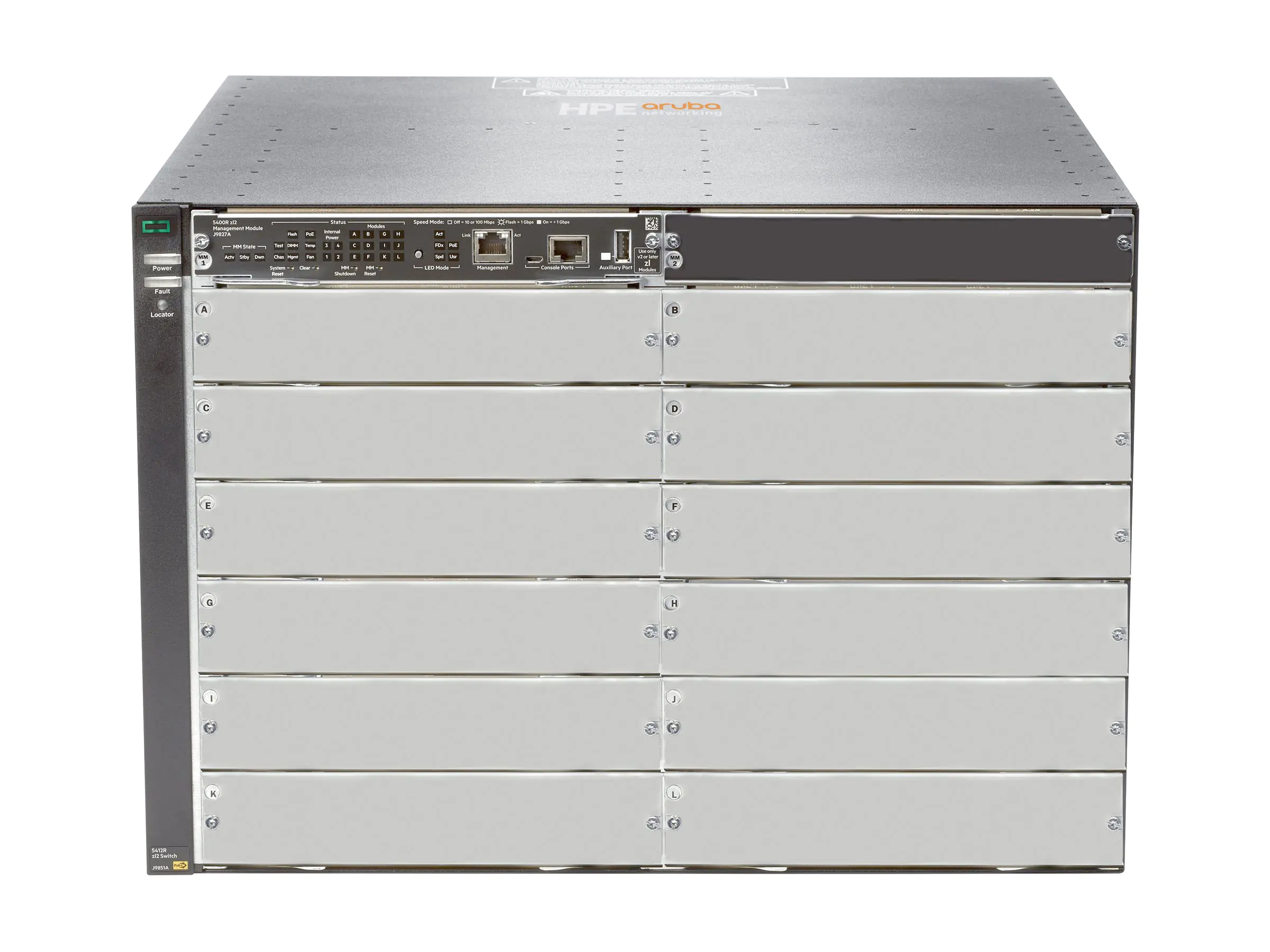 HPE Aruba 5412R zl2 - Switch - managed - an Rack montierbar