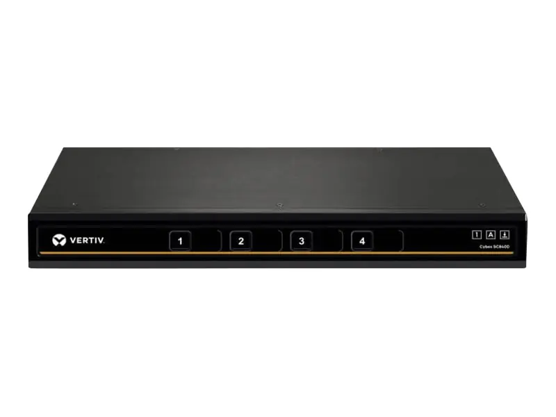 Vertiv Cybex SC985DP - KVM-/Audio-/USB-Switch - 4 x