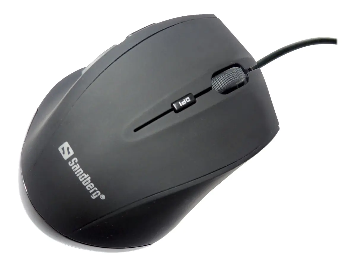 SANDBERG Maus - optisch - 5 Tasten - kabelgebunden 631-00