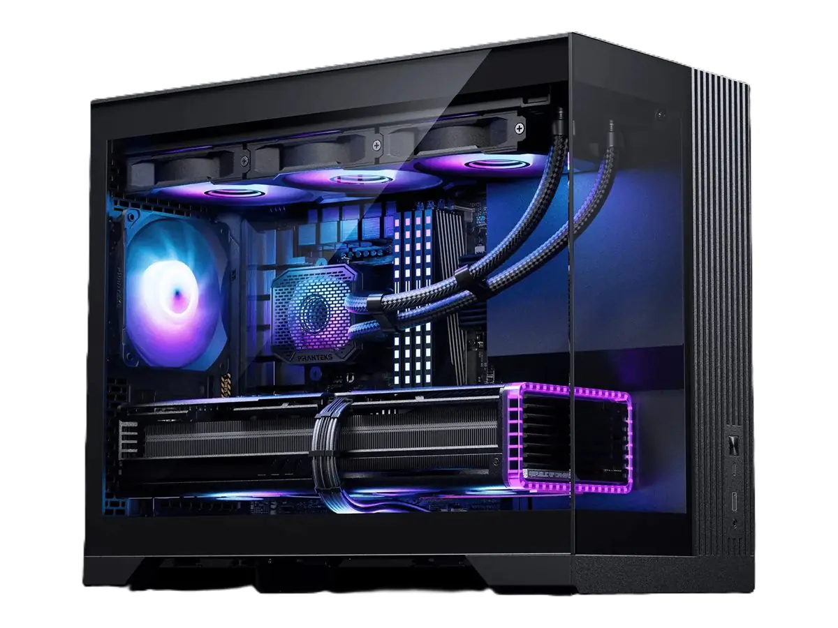 Phanteks XT V3 - Compact Tower Gaming - micro ATX - Seitenteil mit Fenster (gehärtetes Glas)