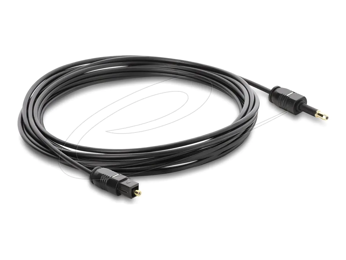 Delock Digitales Audio-Kabel (optisch) - Mini -TOSLINK männlich zu TOSLINK weiblich