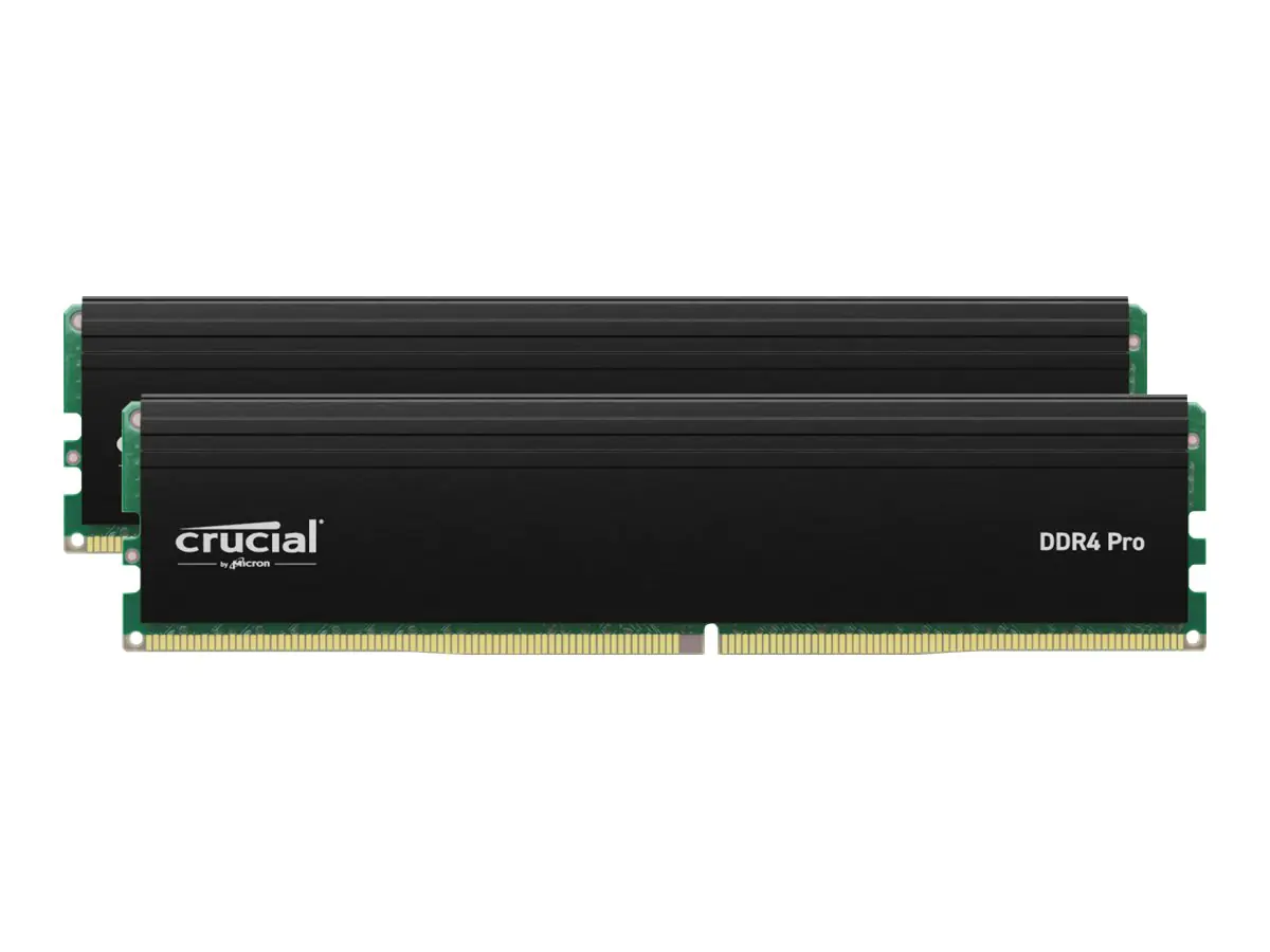 Crucial - DDR4 - Kit - 64 GB: 2 x 32 GB - DIMM 288-PIN - 3200 MHz / PC4-25600 - CL22 - 1.2 V - ungepuffert