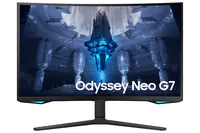 Samsung Odyssey Neo G7 S32BG750NP - G75NB Series - QLED-Monitor - Gaming - gebogen - 80 cm (32") - 3840 x 2160 4K @ 165 Hz - VA - 350 cd/m² - 1000000:1 - HDR2000 - 1 ms - 2xHDMI, DisplayPort - Schwarz