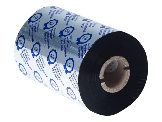 Brother Thermotransfer-Farbband BWS1D450110 Schwarz 110 mm x 450 m