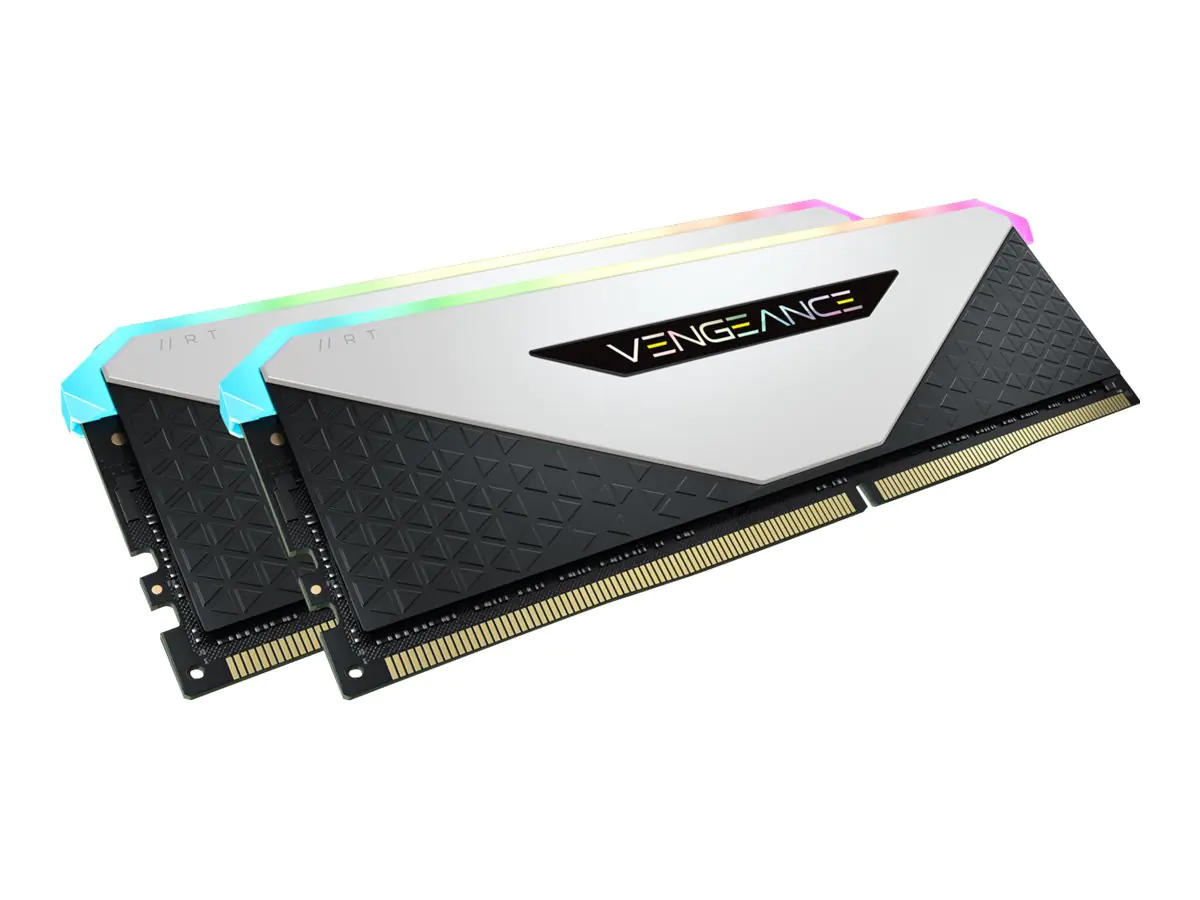 CORSAIR Vengeance RGB RT - DDR4 - Kit - 64 GB: 2 x 32 GB - DIMM 288-PIN - 3200 MHz / PC4-25600 - CL16 - 1.35 V - ungepuffert - non-ECC - weiß