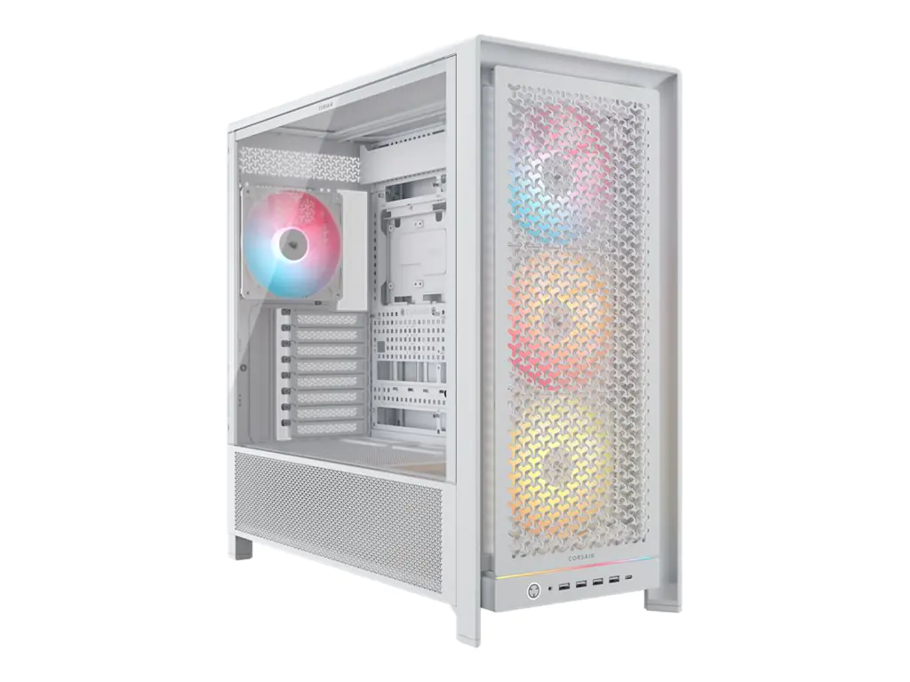 Corsair Geh Midi Frame 5000D RS ARGB Airflow Case White - Tower - ATX