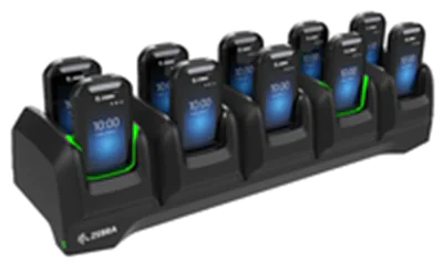 Zebra Locking SmartCradle - Handheld-Ladestation - Ausgangsanschlüsse: 10 - für Zebra EC30