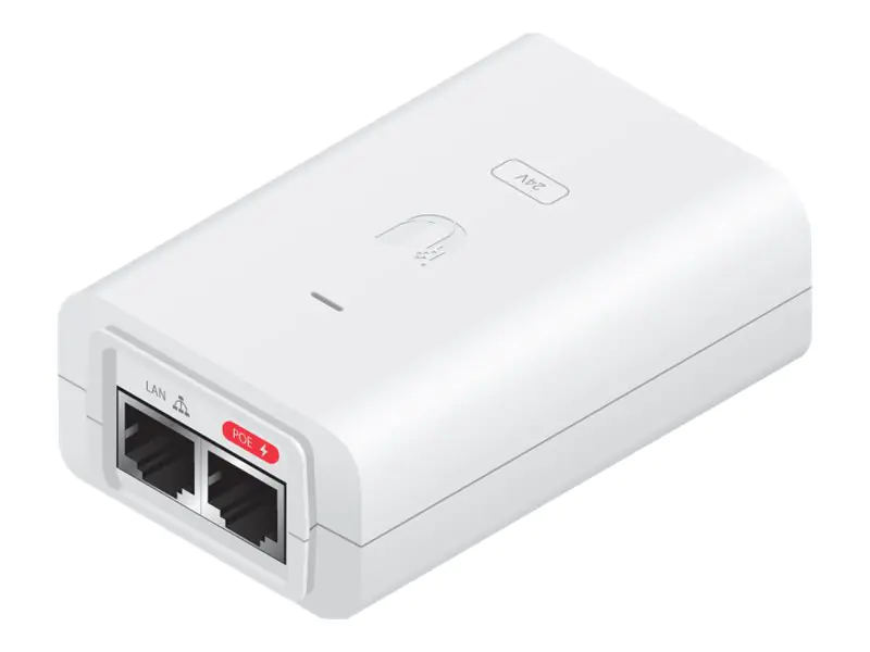UbiQuiti Networks POE-24-30W-G-WH - Power Injector - Wechselstrom 120/230 V - 30 Watt