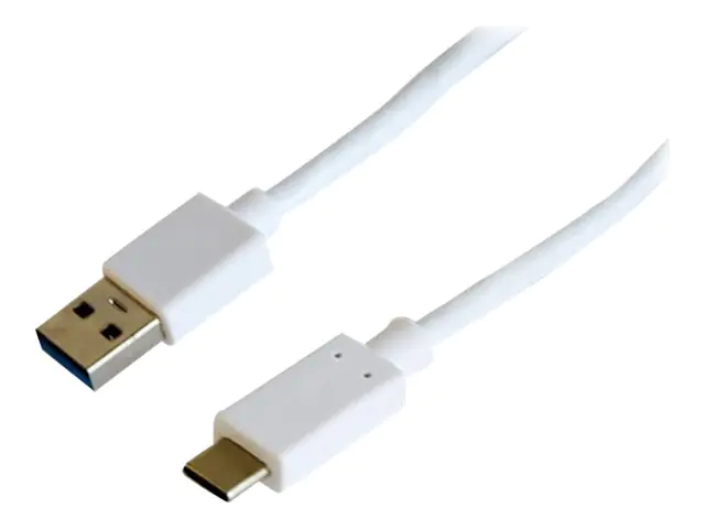 Helos - USB-Kabel - 24 pin USB-C (M) zu USB Typ A (M) - USB 3.1 - 1 m - weiß