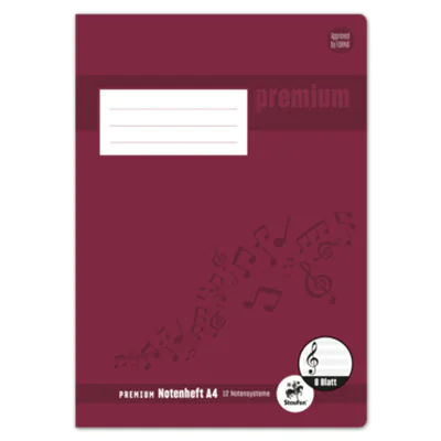 Staufen Notenheft PREMIUM Academy DIN A4 90g/m² liniert