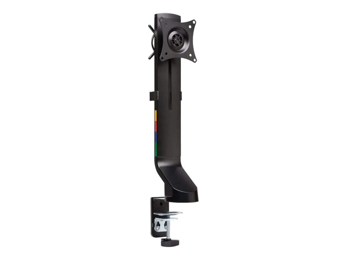 Kensington SmartFit Space-Saving Single Monitor Arm - Befestigungskit - neig- und schwenkbar - für Monitor - Schwarz - Bildschirmgröße: bis zu 81,3 cm (bis zu 32 Zoll) - Schreibtisch, C-Zwinge, Tülle, Tischmontage