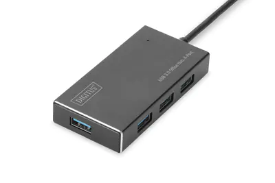 DIGITUS USB 3.0 Office Hub DA-70240-1 - Hub - 4 x SuperSpeed USB 3.0 - Desktop