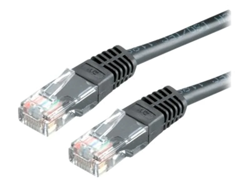 VALUE - Patch-Kabel - RJ-45 (M) zu RJ-45 (M) - 3 m - UTP - CAT 6 - geformt, verseilt - Schwarz