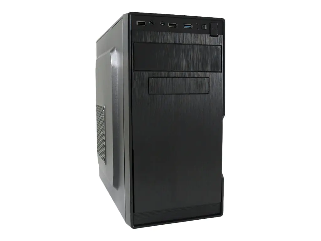 LC Power 2014MB - Tower - micro ATX - keine Spannungsversorgung - Schwarz - USB/Audio