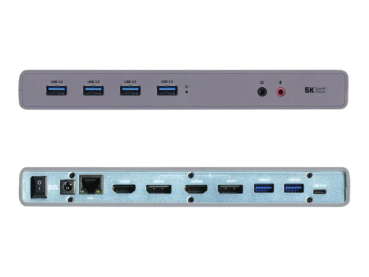 i-Tec USB-C / USB-A 3.0 4K Dual Video Docking Station - Dockingstation - USB-C - GigE - Europa