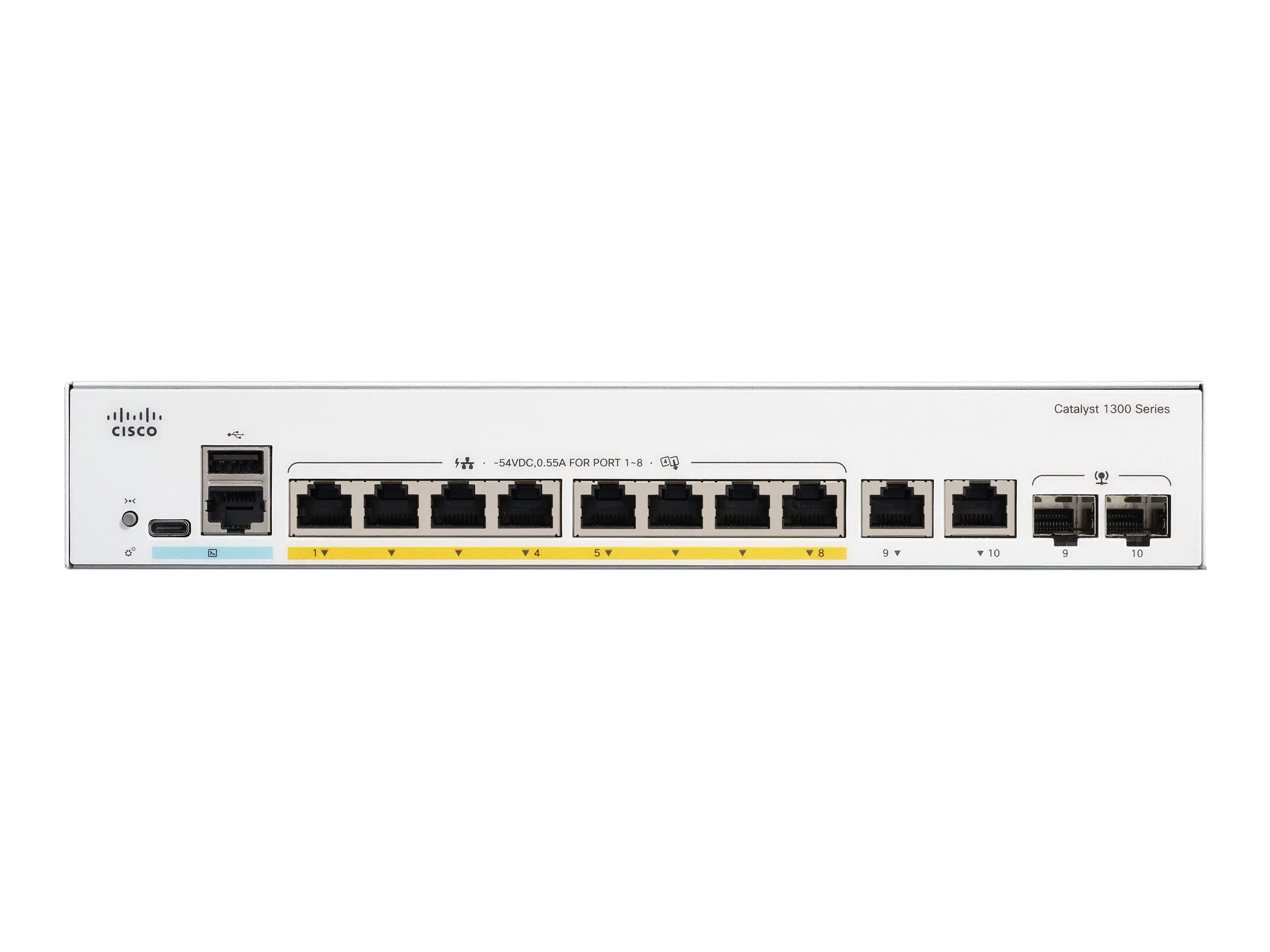 Cisco Catalyst 1300-8FP-2G - Switch - L3 - managed - 8 x 10/100/1000 (PoE+)