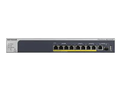 NETGEAR Smart MS510TXPP - Switch - L3 Lite - Smart - 4 x 10/100/1000 (PoE+) + 2 x 100/1000/2.5G/5G (PoE+) + 2 x 100/1000/2.5G (PoE+) - Desktop, an Rack montierbar - PoE+ (180 W)